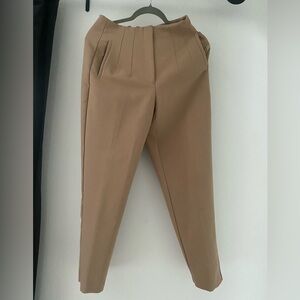 Zara Stylish Tan Trousers Size M Women’s